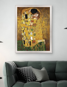 Cuadro decorativo El beso eterno de Gustav Klimt técnica mixta Cuadros Jr