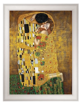 Cuadro decorativo El beso eterno de Gustav Klimt técnica mixta Cuadros Jr