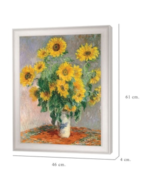 Cuadro decorativo Monet – Girasoles de Portfolio Arts Group técnica mixta Cuadros Jr