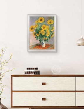 Cuadro decorativo Monet – Girasoles de Portfolio Arts Group técnica mixta Cuadros Jr