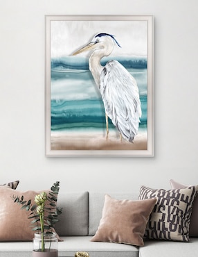 Cuadro decorativo Playa Garza II de Eva Watts técnica mixta Cuadros Jr