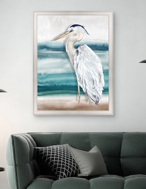 Cuadro decorativo Playa Garza II de Eva Watts técnica mixta Cuadros Jr