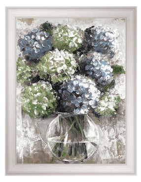 Cuadro decorativo Estudio de hortensias azules de Sandy Doonan técnica mixta Cuadros Jr