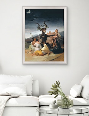 Cuadro decorativo Arte del aquelarre de Franciso de Goya técnica mixta Cuadros Jr