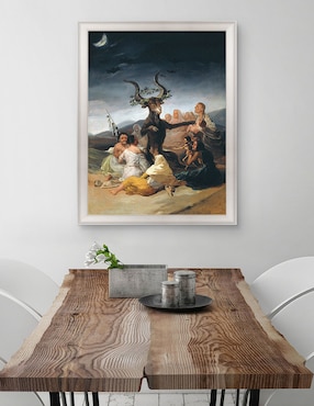 Cuadro decorativo Arte del aquelarre de Franciso de Goya técnica mixta Cuadros Jr