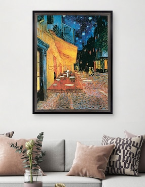 Cuadro decorativo Van Gogh – Terraza de café de noche de Portfolio Arts Group técnica mixta Cuadros Jr