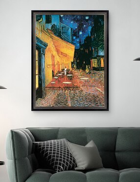 Cuadro decorativo Van Gogh – Terraza de café de noche de Portfolio Arts Group técnica mixta Cuadros Jr