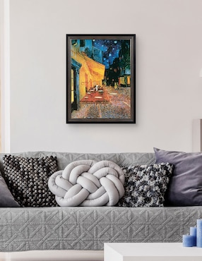Cuadro decorativo Van Gogh – Terraza de café de noche de Portfolio Arts Group técnica mixta Cuadros Jr