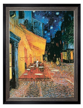 Cuadro decorativo Van Gogh – Terraza de café de noche de Portfolio Arts Group técnica mixta Cuadros Jr