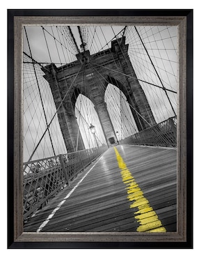 Cuadro decorativo Puente de Brooklyn – Pop de Moises Levy técnica mixta Cuadros Jr