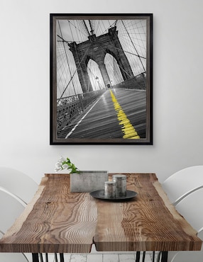 Cuadro decorativo Puente de Brooklyn – Pop de Moises Levy técnica mixta Cuadros Jr