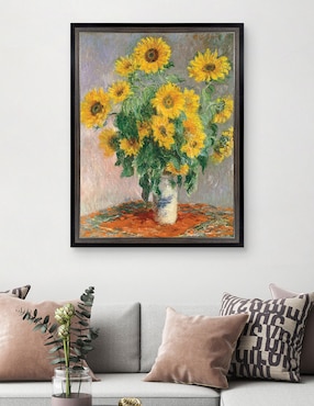 Cuadro decorativo Monet – Girasoles de Portfolio Arts Group técnica mixta Cuadros Jr