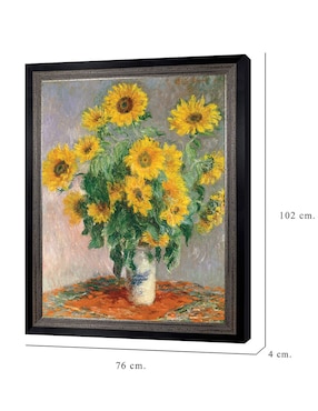 Cuadro decorativo Monet – Girasoles de Portfolio Arts Group técnica mixta Cuadros Jr