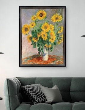Cuadro decorativo Monet – Girasoles de Portfolio Arts Group técnica mixta Cuadros Jr