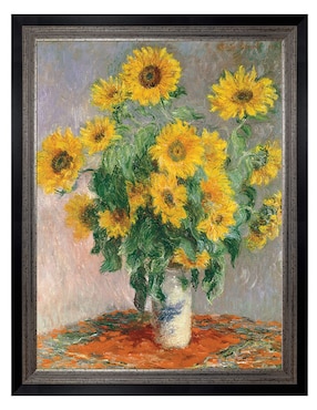 Cuadro decorativo Monet – Girasoles de Portfolio Arts Group técnica mixta Cuadros Jr