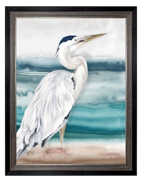 Cuadro decorativo Playa Garza I de Eva Watts técnica mixta Cuadros Jr