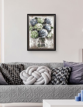 Cuadro decorativo Estudio de hortensias azules de Sandy Doonan técnica mixta Cuadros Jr