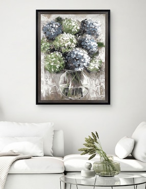 Cuadro decorativo Estudio de hortensias azules de Sandy Doonan técnica mixta Cuadros Jr