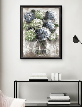 Cuadro decorativo Estudio de hortensias azules de Sandy Doonan técnica mixta Cuadros Jr