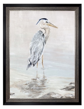 Cuadro decorativo Belleza de la garza II de Eva Watts técnica mixta Cuadros Jr
