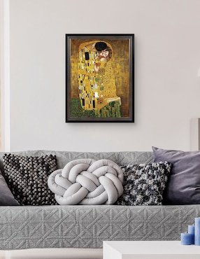 Cuadro decorativo El beso eterno de Gustav Klimt técnica mixta Cuadros Jr