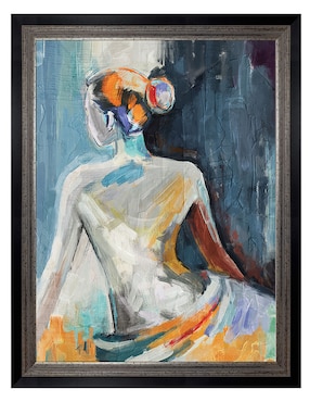 Cuadro decorativo Figurativo elegante y colorido 9 de Anna Lischenko técnica mixta Cuadros Jr