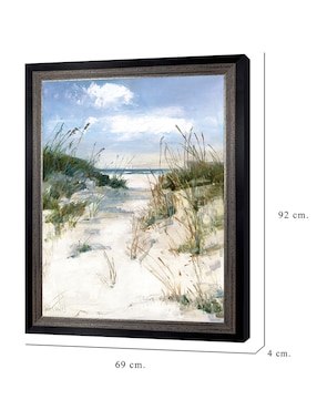 Cuadro decorativo Vista de dunas de Sally Swatland técnica mixta Cuadros Jr