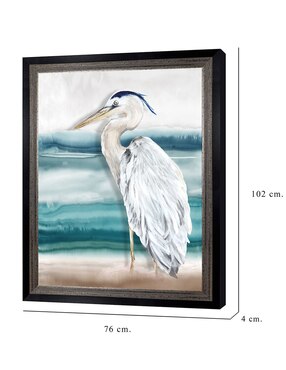 Cuadro decorativo Playa Garza II de Eva Watts técnica mixta Cuadros Jr