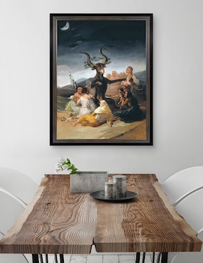 Cuadro decorativo Arte del aquelarre de Franciso de Goya técnica mixta Cuadros Jr