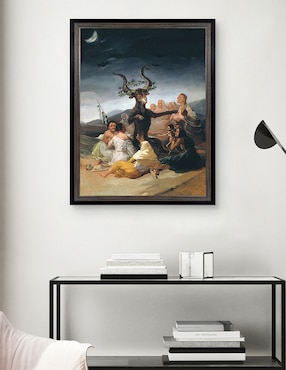 Cuadro decorativo Arte del aquelarre de Franciso de Goya técnica mixta Cuadros Jr