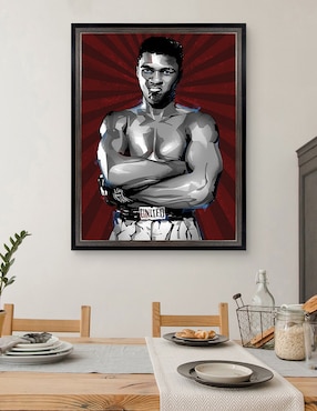 Cuadro decorativo El mejor boxeador de todos los tiempos de Nikita Abakumov técnica mixta Cuadros Jr