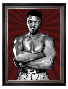 Cuadro decorativo El mejor boxeador de todos los tiempos de Nikita Abakumov técnica mixta Cuadros Jr