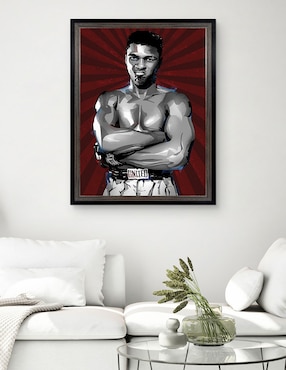Cuadro decorativo El mejor boxeador de todos los tiempos de Nikita Abakumov técnica mixta Cuadros Jr