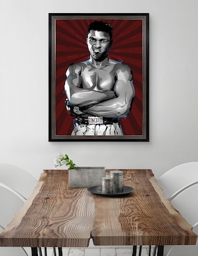 Cuadro decorativo El mejor boxeador de todos los tiempos de Nikita Abakumov técnica mixta Cuadros Jr