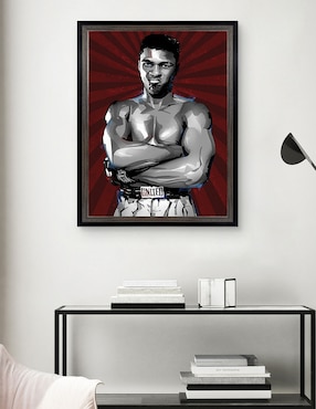 Cuadro decorativo El mejor boxeador de todos los tiempos de Nikita Abakumov técnica mixta Cuadros Jr