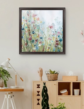 Cuadro decorativo Pradera de flores silvestres de Carol Robinson técnica mixta Cuadros Jr
