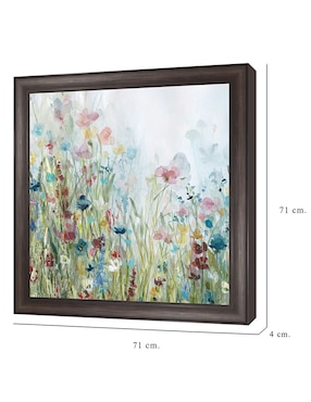 Cuadro decorativo Pradera de flores silvestres de Carol Robinson técnica mixta Cuadros Jr