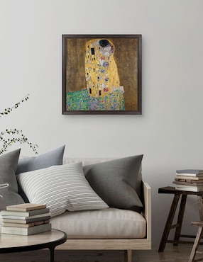 Cuadro decorativo El beso de Gustav Klimt técnica mixta Cuadros Jr