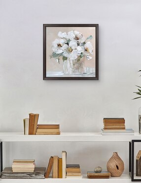 Cuadro decorativo Blancos suaves I de Sally Swatland técnica mixta Cuadros Jr