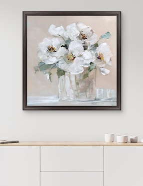 Cuadro decorativo Blancos suaves I de Sally Swatland técnica mixta Cuadros Jr