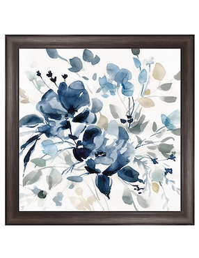 Cuadro decorativo Jardín índigo II de Carol Robinson técnica mixta Cuadros Jr