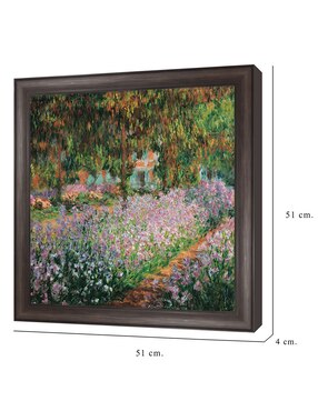 Cuadro decorativo Monet – Jardín del artista de Portfolio Arts Group técnica mixta Cuadros Jr