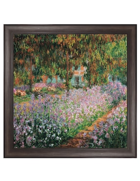 Cuadro decorativo Monet – Jardín del artista de Portfolio Arts Group técnica mixta Cuadros Jr