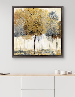 Cuadro decorativo Bosque metálico I de Nan técnica mixta Cuadros Jr