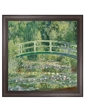 Cuadro decorativo Monet – Puente japonés de nenúfares de Portfolio Arts Group técnica mixta Cuadros Jr