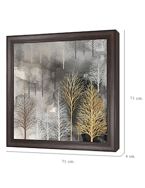 Cuadro decorativo Árbol invernal de Heather Hayes técnica mixta Cuadros Jr