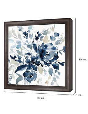 Cuadro decorativo Jardín índigo I de Carol Robinson técnica mixta Cuadros Jr