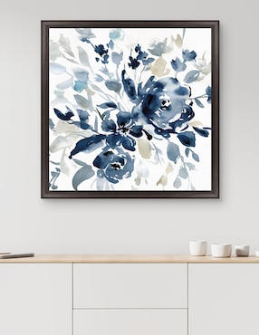 Cuadro decorativo Jardín índigo I de Carol Robinson técnica mixta Cuadros Jr
