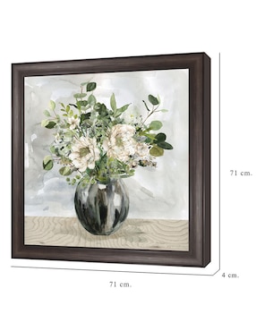 Cuadro decorativo Floral sofisticado de Carol Robinson técnica mixta Cuadros Jr