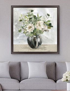 Cuadro decorativo Floral sofisticado de Carol Robinson técnica mixta Cuadros Jr